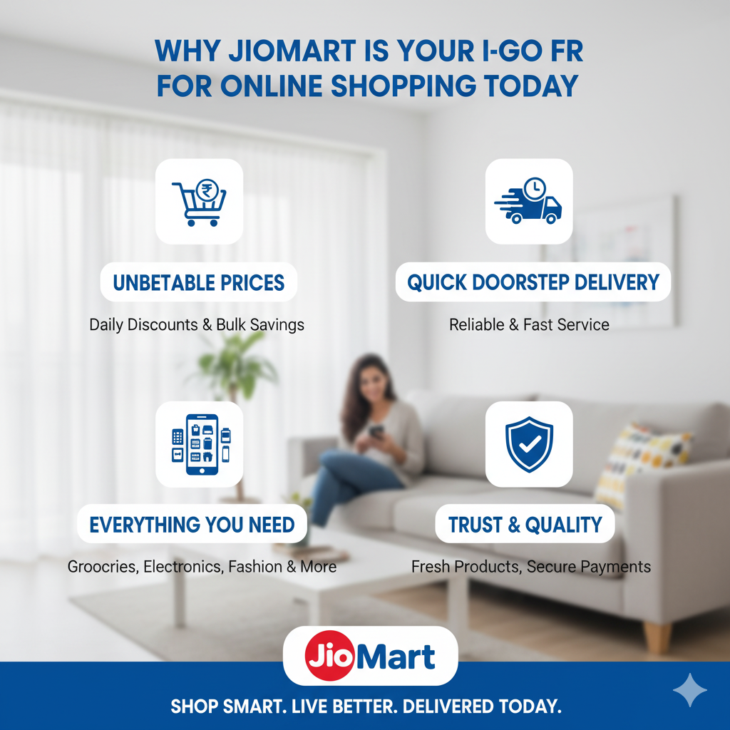 Why JioMart is Your Go-To for Online Shopping Today
