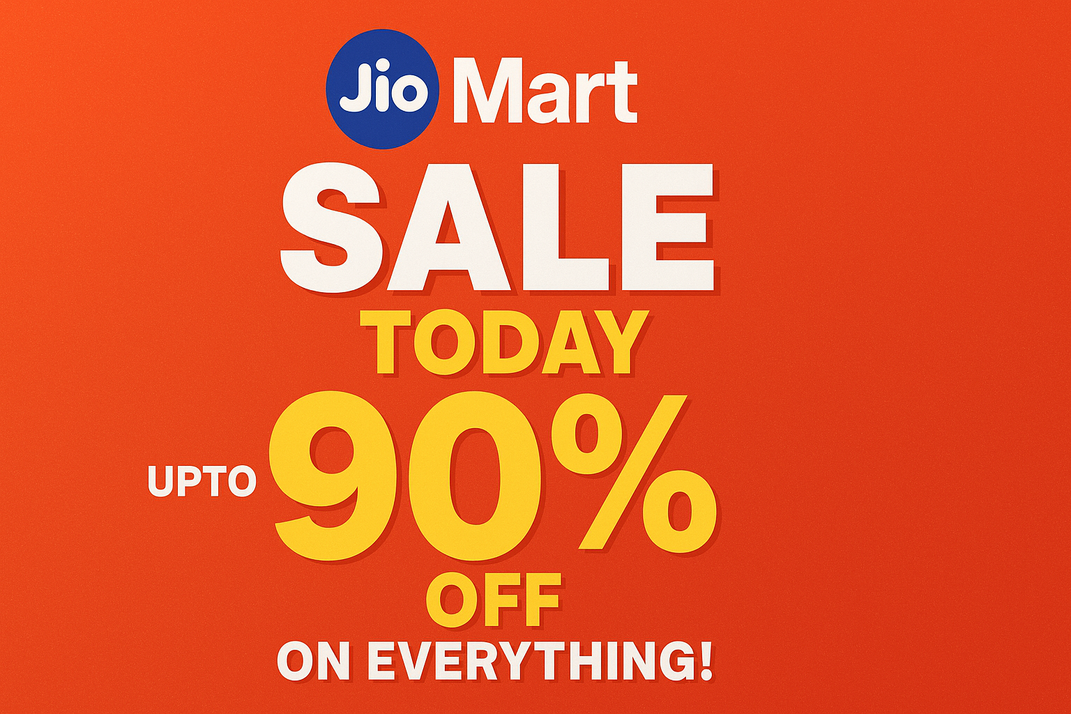 JioMart Sale Today: Up to 90% OFF on Everything! – October 2025