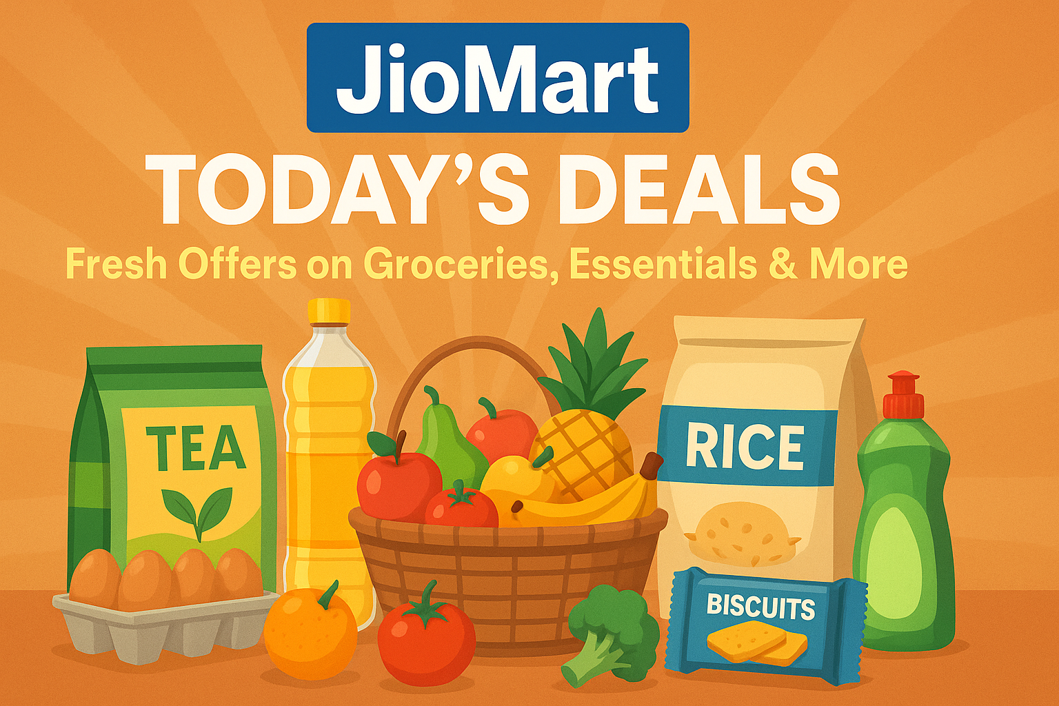 JioMart Today’s Deals: Fresh Offers on Groceries, Essentials & More